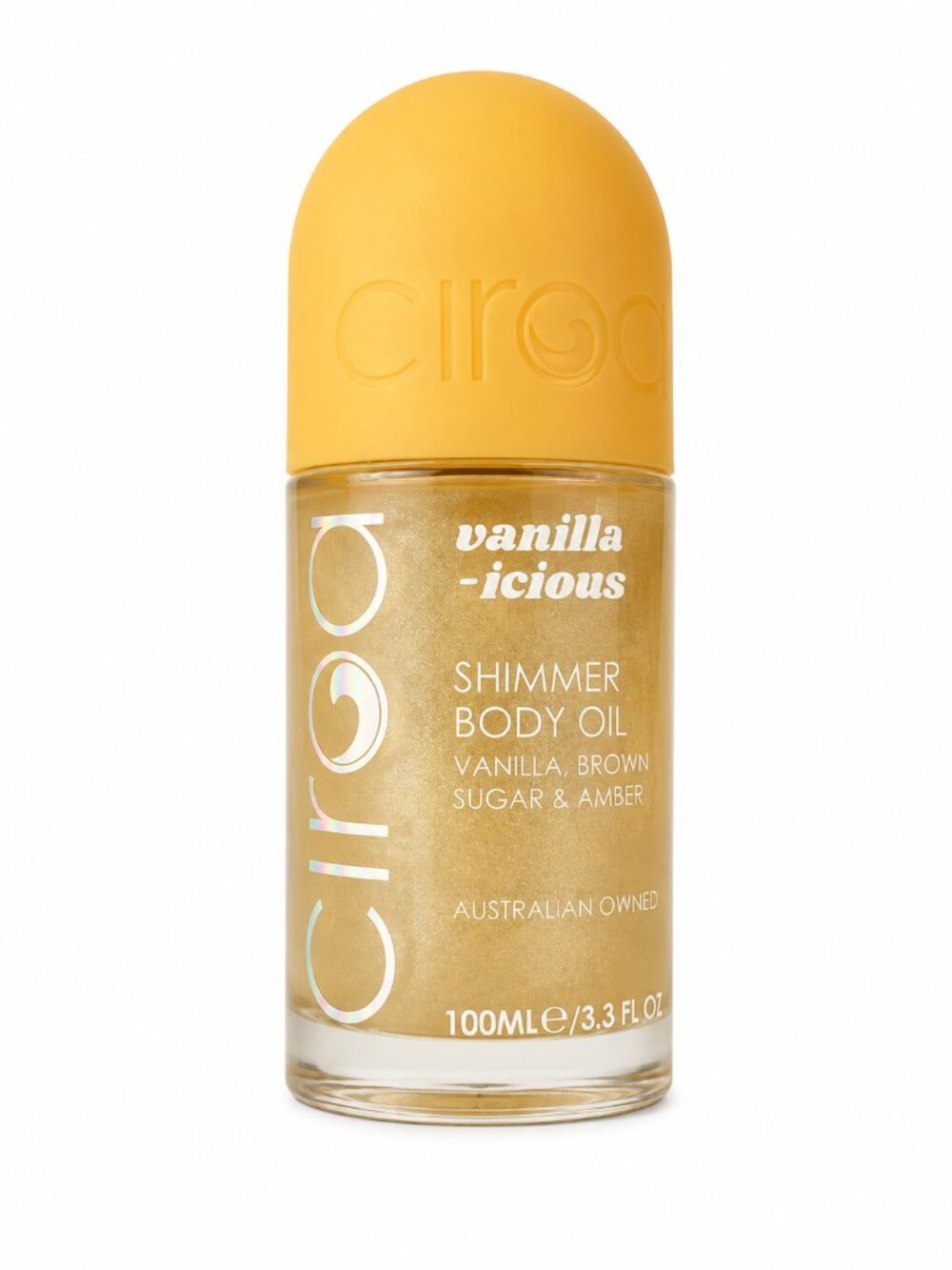 Ciroa Vanilla-icious Shimmer Body Oil 3.3 fl oz – Vanilla, Brown Sugar & Amber